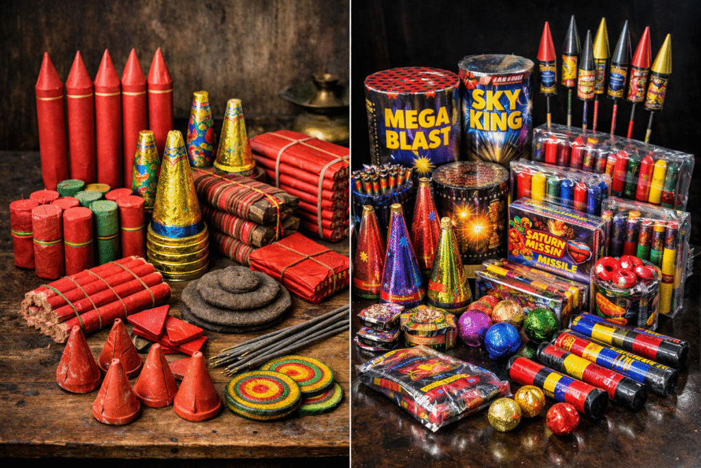 Indian Fireworks Vs Imported fireworks