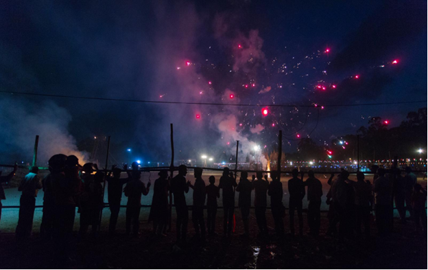 Certified Firecrackers in Dehradun bursting brightly in the sky showcasing safe and vibrant festival celebrations 