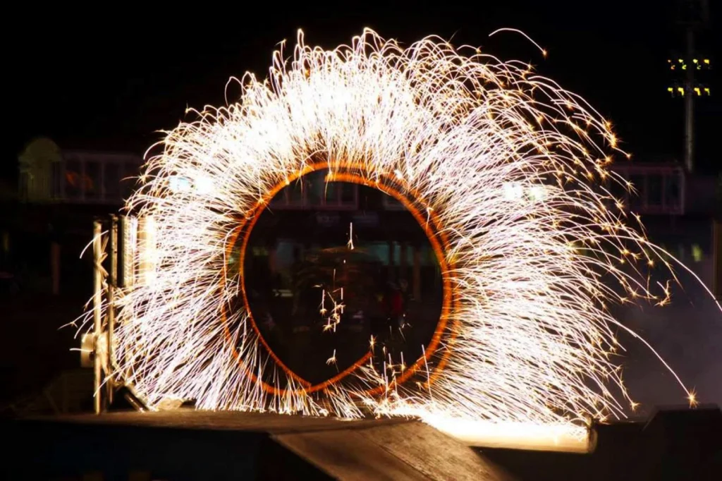 Cinematic spark motion effect for video editing content creators