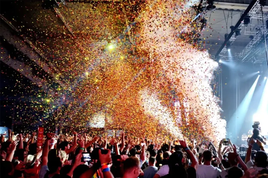theme parties & cultural shows fireworks display